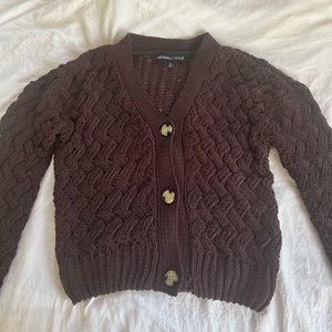 Kendall + Kylie Cable Cardigan